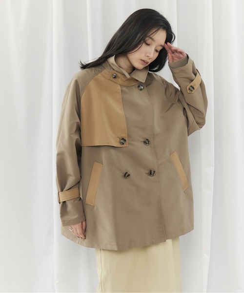 CIEL'AIR（シエルエアー） トレンチコート コート BICOLOR SHORT
