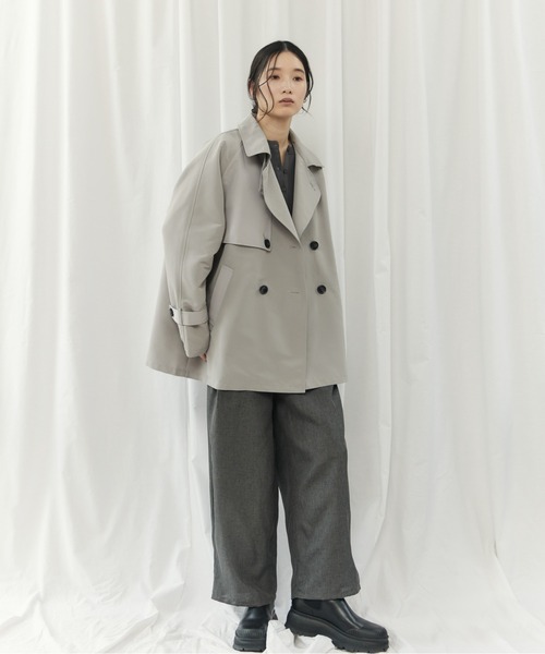 CIEL'AIR（シエルエアー） トレンチコート コート BICOLOR SHORT