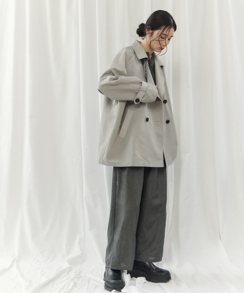 CIEL'AIR（シエルエアー） トレンチコート コート BICOLOR SHORT
