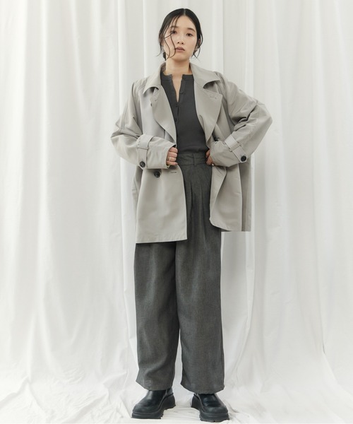 CIEL'AIR（シエルエアー） トレンチコート コート BICOLOR SHORT
