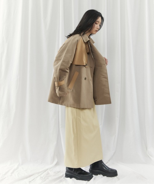 CIEL'AIR（シエルエアー） トレンチコート コート BICOLOR SHORT
