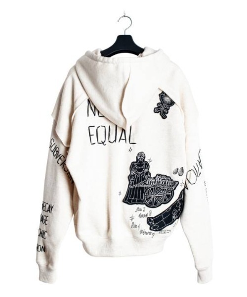 パーカー seveskig/セブシグ/I Normie Zip Hoodie メンズ レディースの画像