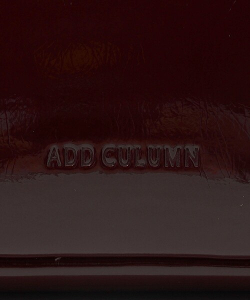 「ADD CULUMN」 ショルダーバッグ FREE ボルドー レディースの画像