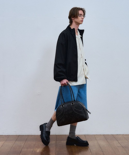 ajouter flow ボストンバッグ 「ajouter flow」synthetic leather 