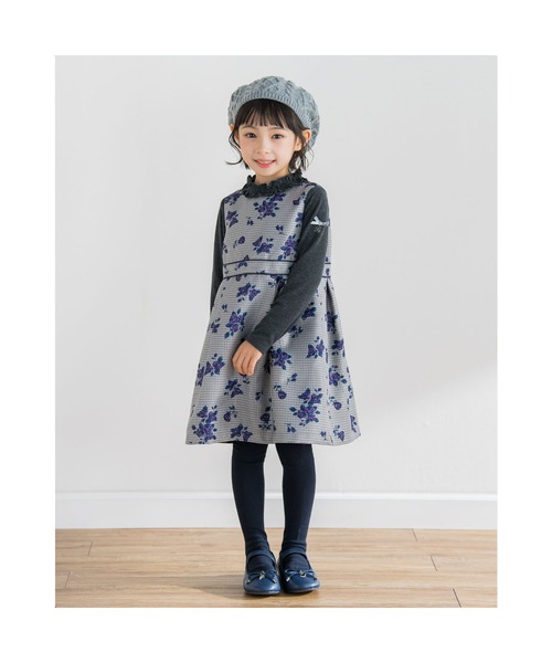 「BeBe」 「KIDS」ノースリーブワンピース 150 パープル系その他 キッズ_画像4