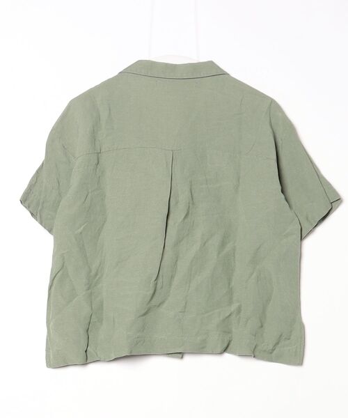 「Khaju」 半袖シャツ ONE SIZE グリーン レディース_画像2