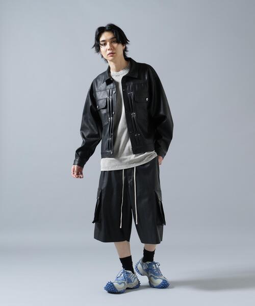 DANKE SCHON（ダンケシェーン） ワイドパンツ ハーフパンツ カーゴ