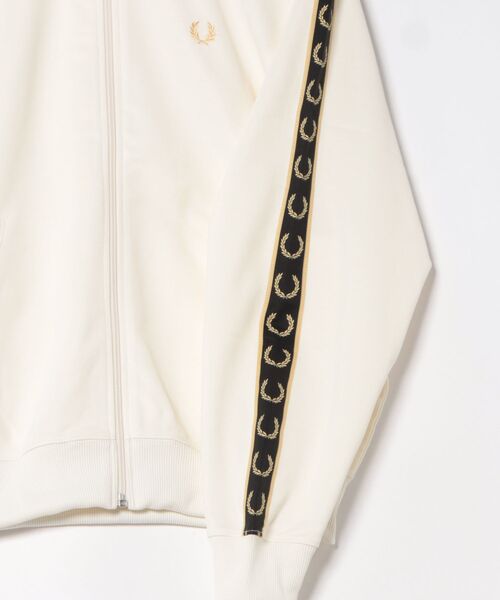 「FRED PERRY」 ジャージブルゾン 10 ブラック レディース