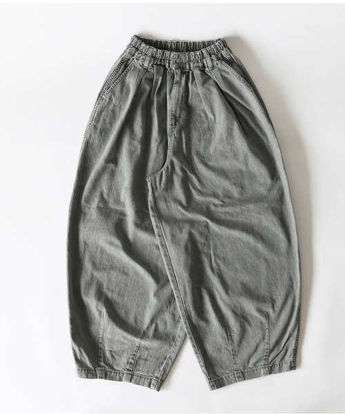「HARVESTY」 デニムパンツ 1 グレー レディース_画像7