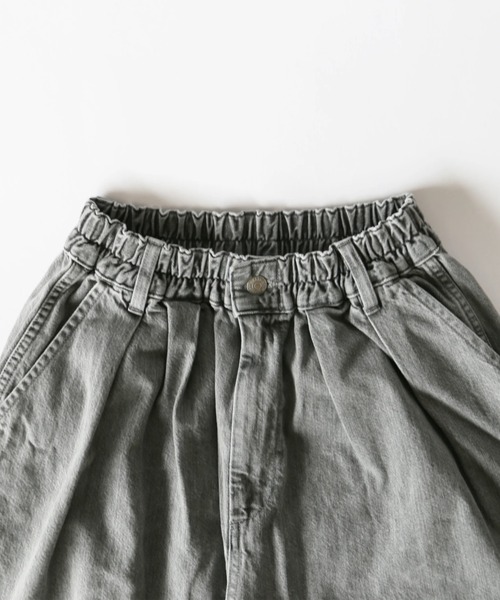 「HARVESTY」 デニムパンツ 1 グレー レディース_画像8
