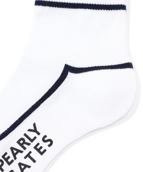 PEARLY GATES（パーリーゲイツ） 靴下 「PEARLY GATES」パイピング
