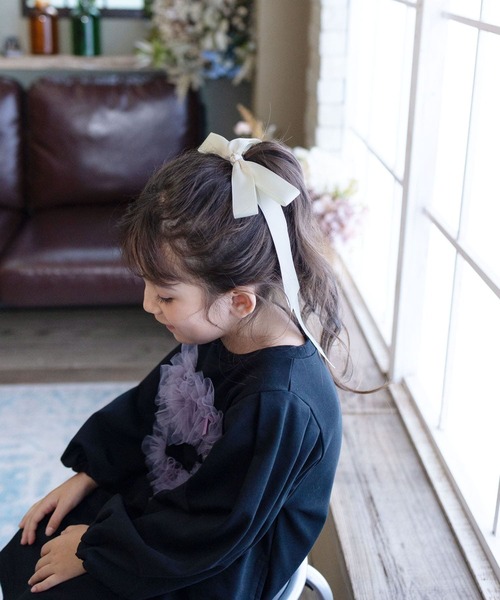 「Rora」 「KIDS」長袖ワンピース 140cm ブラック キッズ_画像5