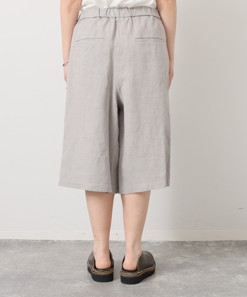 【セットアップ　ジャーナルスタンダード　リネン　ハーフパンツ　ワントーン】 JOURNAL STANDARD LUXE（ジャーナルスタンダード ラックス） ハーフ
