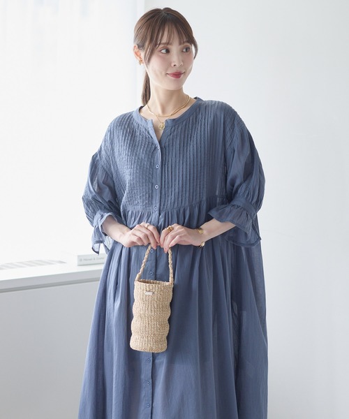 PREFERIR（プレフェリール） ワンピース インド綿 フォークロア 刺繍
