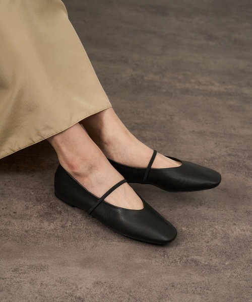 「SALON adam et rope'」 フラットパンプス 37 ブラック レディース_画像2