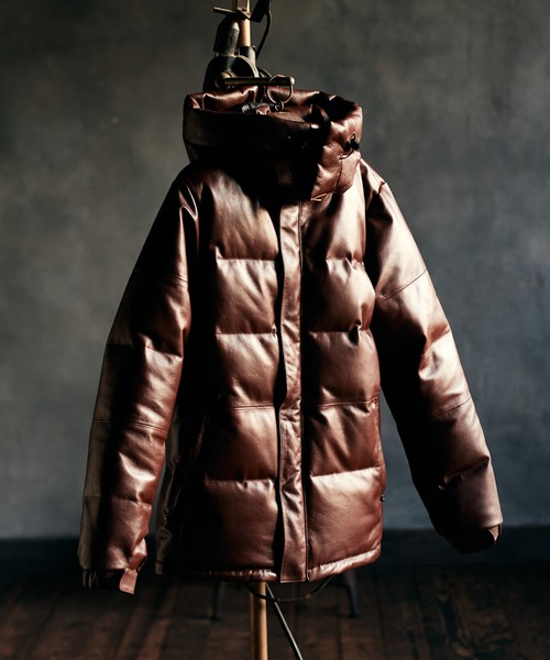glamb（グラム） ダウンジャケット ダウン Signature Leather Down
