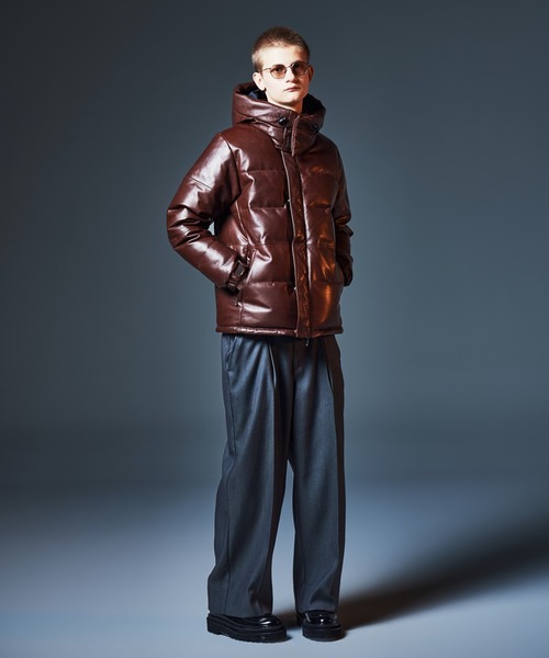 glamb（グラム） ダウンジャケット ダウン Signature Leather Down