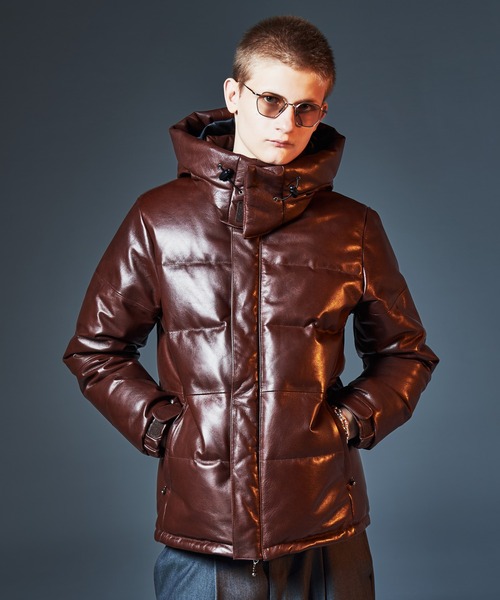 glamb（グラム） ダウンジャケット ダウン Signature Leather Down