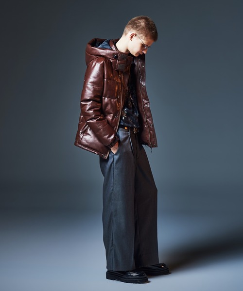 glamb（グラム） ダウンジャケット ダウン Signature Leather Down
