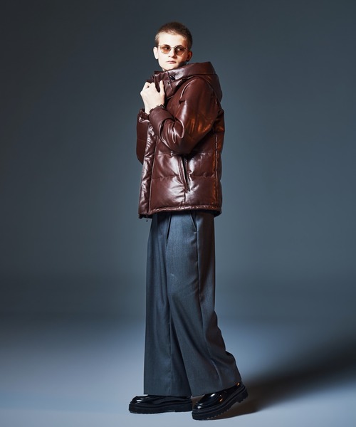 glamb（グラム） ダウンジャケット ダウン Signature Leather Down