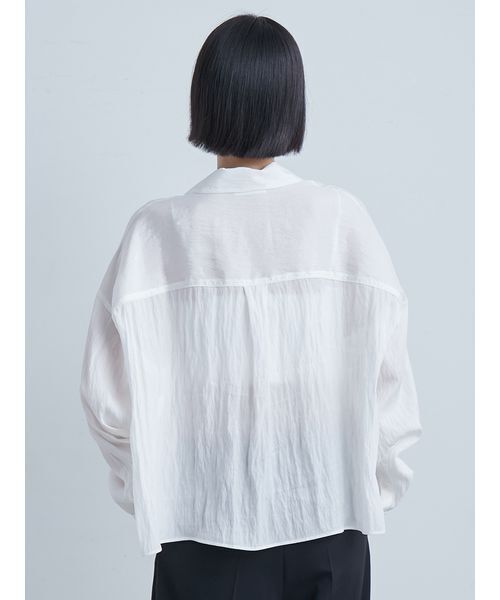 MIESROHE（ミースロエ） 長袖シャツ F ホワイト レディース : ZOZOTOWN 
