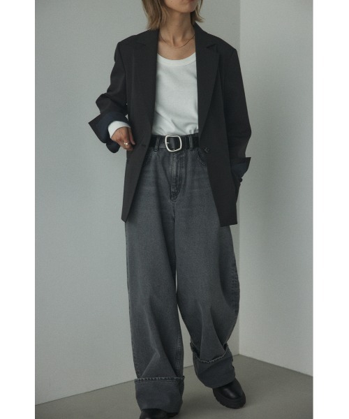 「BLACK BY MOUSSY」 デニムパンツ 23inch ブラック レディース_画像7