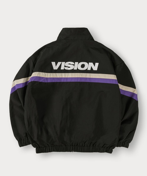 「VISION STREET WEAR」 ナイロンブルゾン L ブラック メンズ_画像3