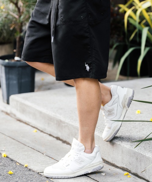 「U.S. POLO ASSN.」 ショートパンツ M チャコールグレー メンズ_画像5