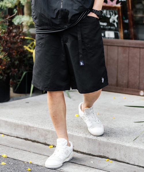 「U.S. POLO ASSN.」 ショートパンツ M チャコールグレー メンズ_画像7