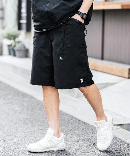 「U.S. POLO ASSN.」 ショートパンツ M チャコールグレー メンズ_画像8