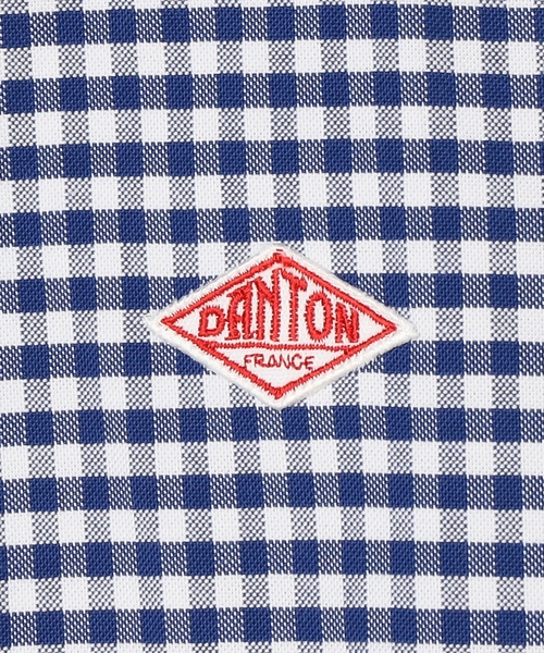「DANTON」 半袖シャツ 36 ブラック系その他 レディース_画像6