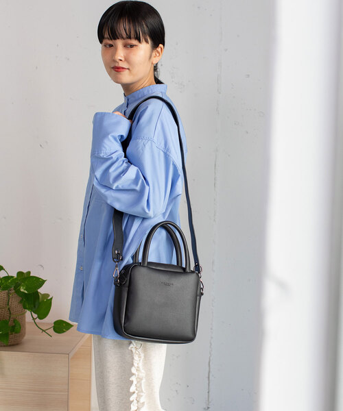 「POU DOU DOU」 2WAYバッグ フリー ダークグリーン レディース_画像4
