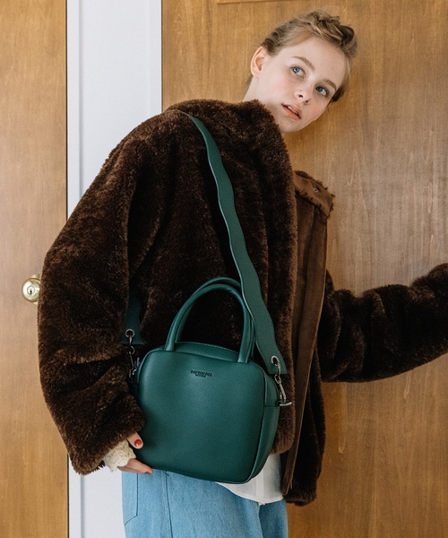 「POU DOU DOU」 2WAYバッグ フリー ダークグリーン レディース_画像9