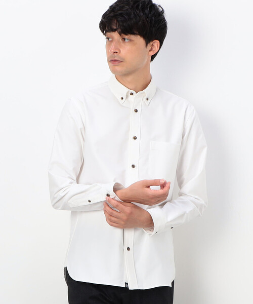 「COMME CA COMMUNE」 長袖シャツ MEDIUM ホワイト メンズ_画像2