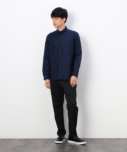 「COMME CA COMMUNE」 長袖シャツ MEDIUM ホワイト メンズ_画像4