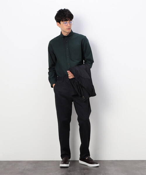 「COMME CA COMMUNE」 長袖シャツ MEDIUM ホワイト メンズ_画像7