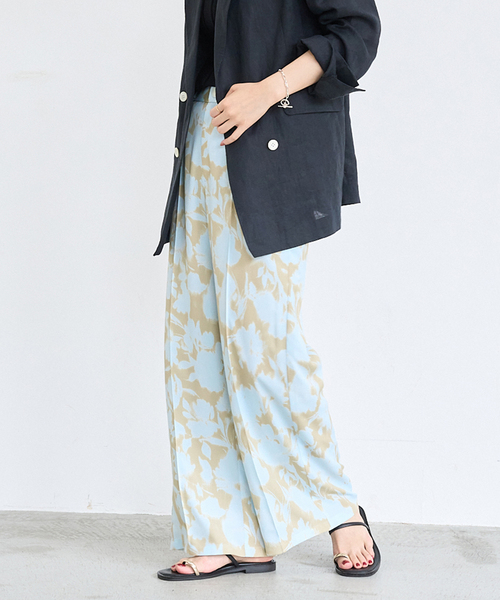 「IENA」 パンツ 36 グレー レディース_画像2