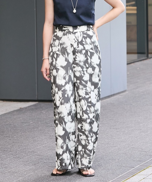 「IENA」 パンツ 36 グレー レディース_画像4