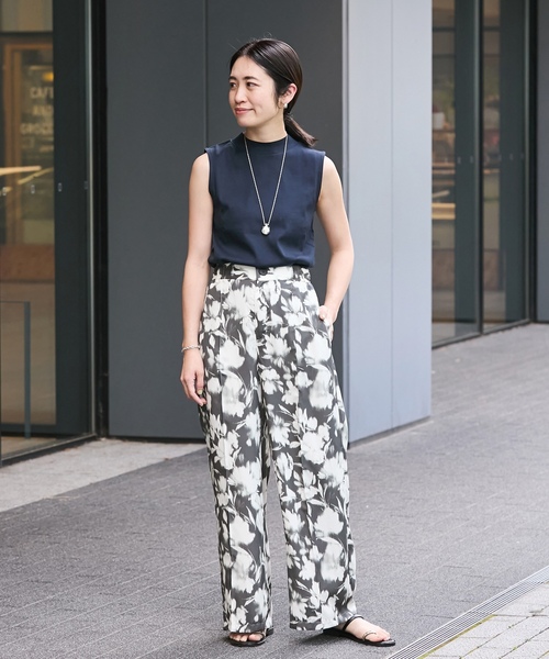 「IENA」 パンツ 36 グレー レディース_画像6