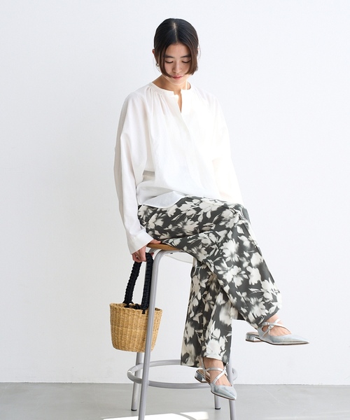 「IENA」 パンツ 36 グレー レディース_画像8