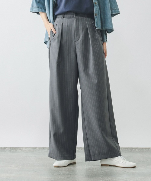 「GLOBAL WORK」 スラックス SMALL ブラック レディース_画像9