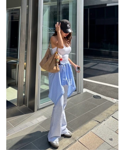 「Her lip to」 スウェットパンツ M グレー レディース_画像3