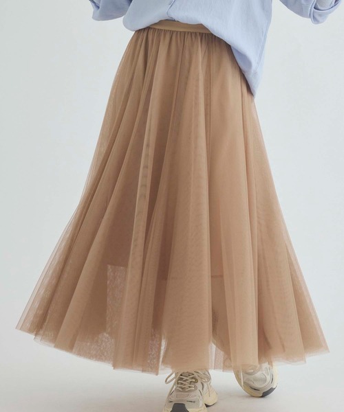 fifth（フィフス） スカート 「低身長サイズ有」チュールロング