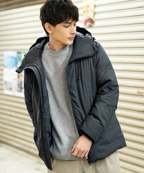 ダウン ダウンジャケット ダウン フェザー ウール ボリュームネック シームレスダウンジャケット Solotex Tw Aud2943 Zozotown Paypayモール店 通販 Paypayモール