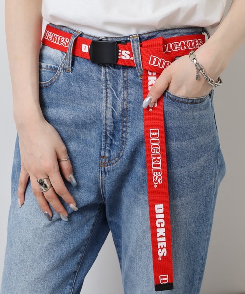 Dickies（ディッキーズ） ベルト ロゴプリント＆ソリッドGIベルト