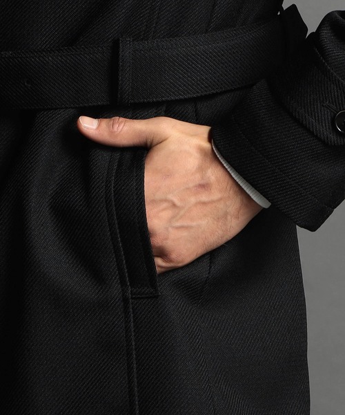 MONSIEUR NICOLE コート ジャケット 「canal deux Luxe」ツイル