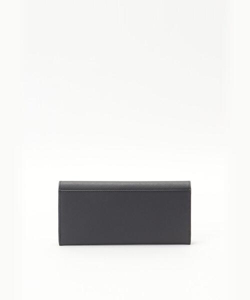 アニエスベー　agnes b 長財布　ロングウォレット　レザー　ブラック　現行 agnes b.（アニエスベー） 財布 長財布 レディース メンズ ロング