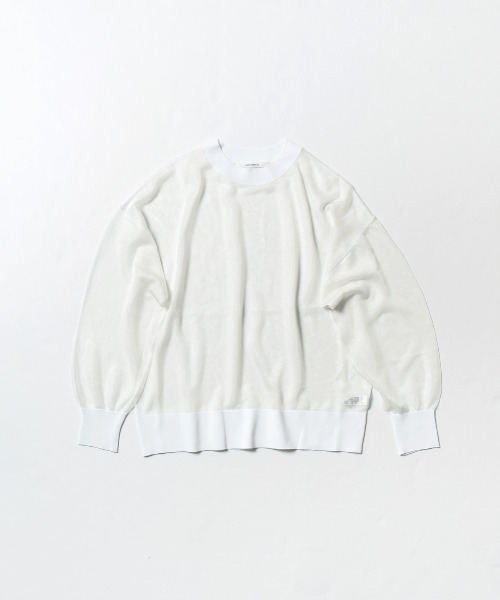 MIDIUMISOLID tシャツ シアークルーネックプルオーバー