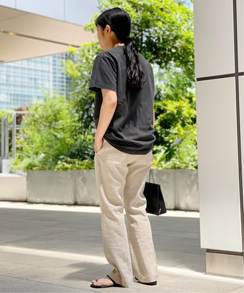 AP STUDIO パンツ 《追加》 イージーリネンポリエステルパンツ