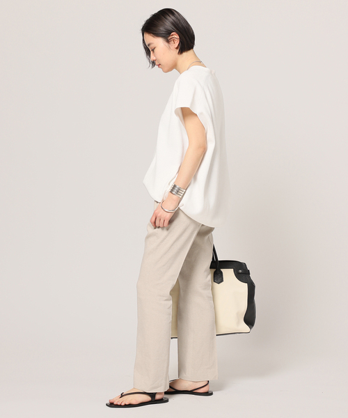 AP STUDIO パンツ 《追加》 イージーリネンポリエステルパンツ